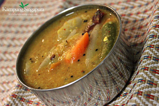 Tiffin Sambar Recipe - South Indian Vegetarian Dish